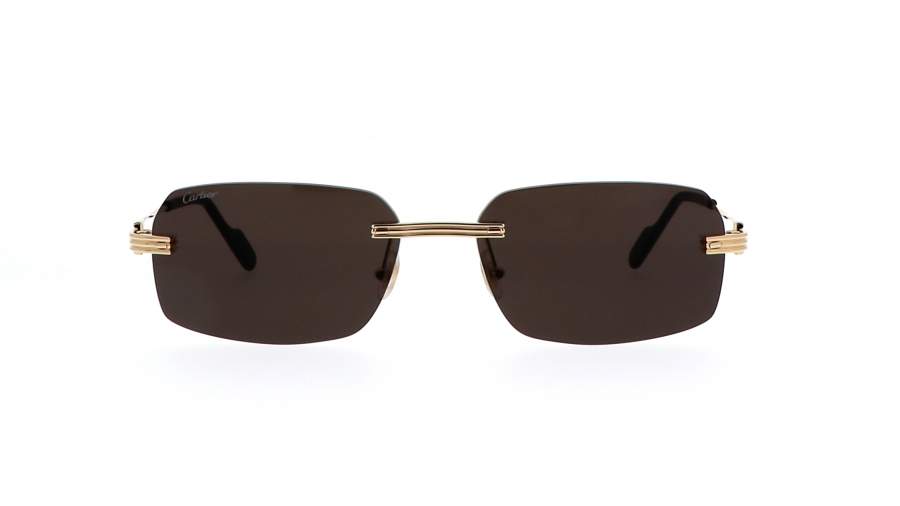 Sunglasses Cartier CT0271S 001 58-17 Gold Large in stock