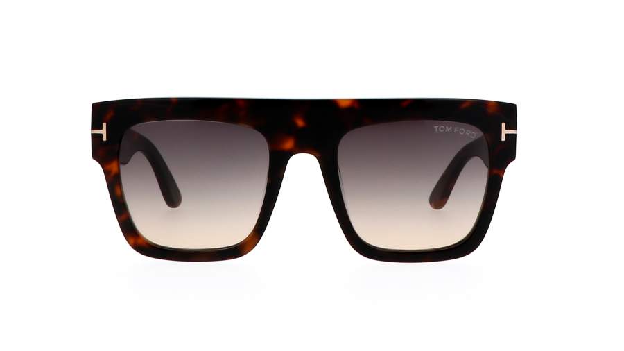 Sonnenbrille Tom Ford Renee Tortoise FT0847S 52B 52-21 Mittel Gradient Gläser auf Lager