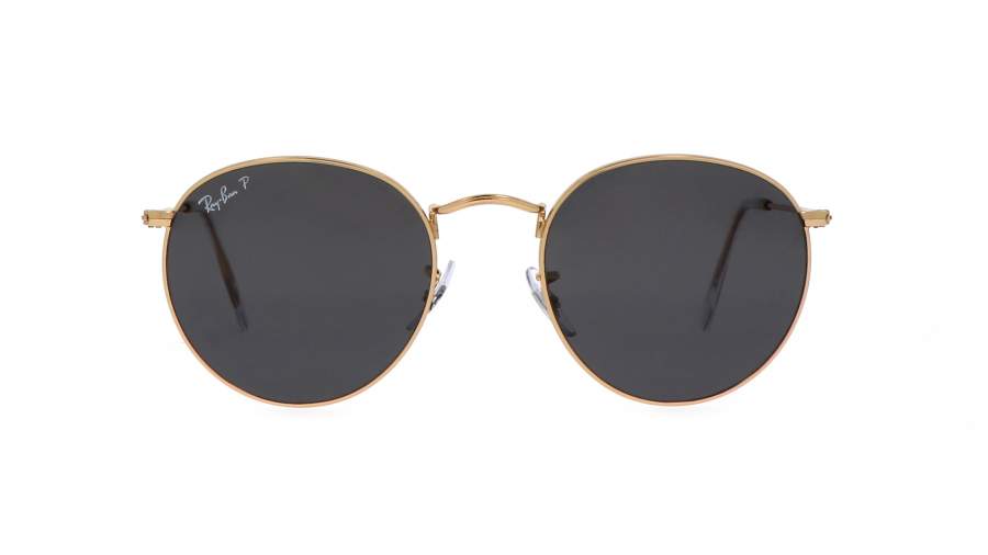 Sunglasses Ray-Ban Round Gold RB3447 9196/48 53-21 Large Polarized in stock