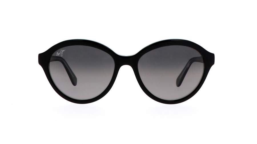 Sunglasses Maui Jim Mariana Black Neutral Grey GS828 02K 55-18 Medium Polarized Gradient Mirror in stock