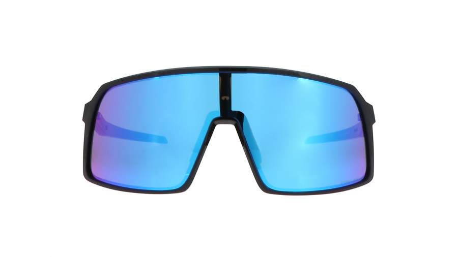 Sonnenbrille Oakley Sutro Schwarz Prizm Sapphire OO9406 90 Breit Verspiegelte Gläser auf Lager
