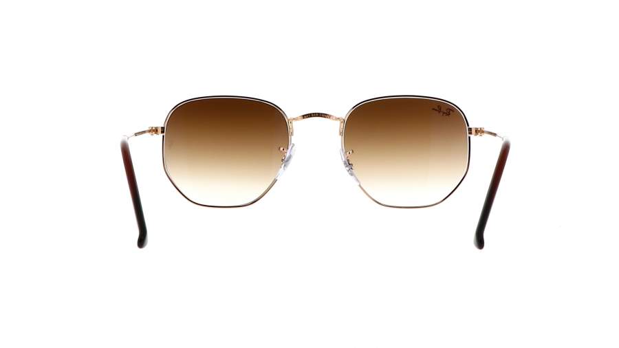 Ray-Ban RB3548 001 51-21 サングラス Sunglasses Ray-Ban Hexagonal Gold RB3548 001/51 51-21 Medium