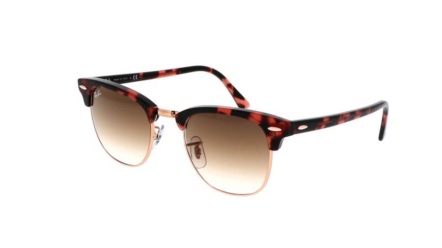 Sunglasses Ray-Ban Clubmaster Pink Havana Tortoise RB3016 1337/51 49-21  Small Gradient