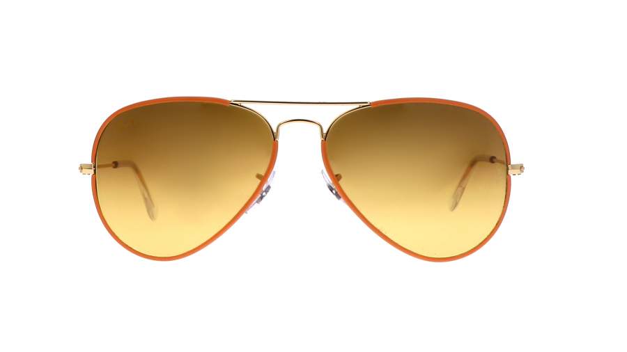Sonnenbrille Ray-Ban Aviator Full Color Gelb Matt RB3025JM 9196/3C 58-14 Mittel Gradient Gläser auf Lager