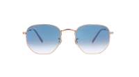 Ray-Ban Hexagonal Flat Lenses RB3548 001/3F 51-21 Oro
