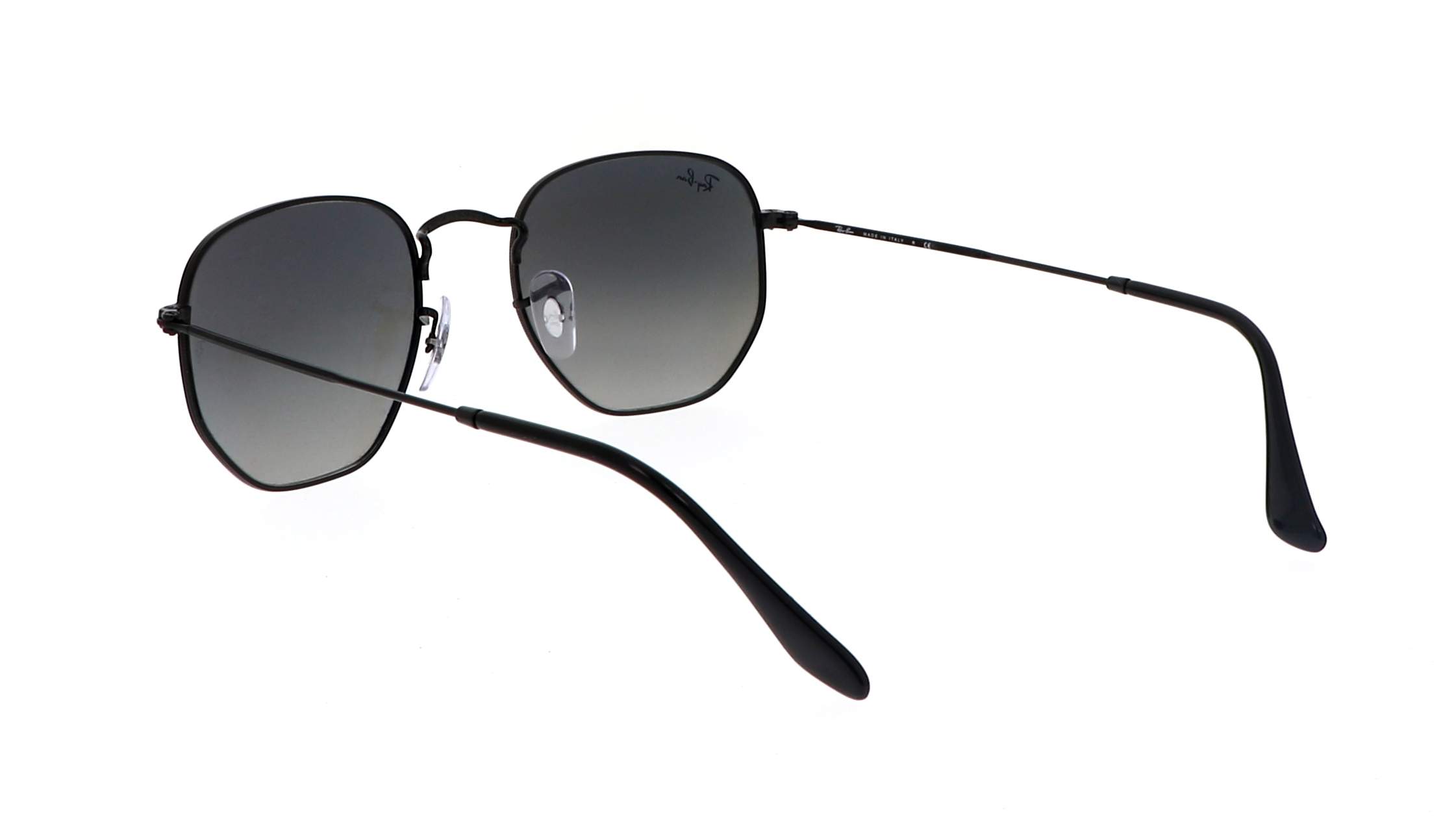 Sunglasses Ray-Ban Hexagonal Black RB3548 002/71 51-21 Gradient in ...