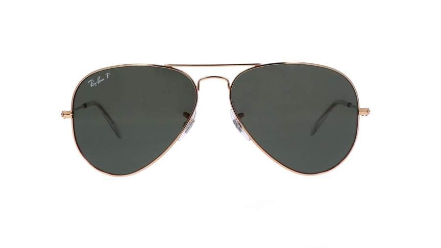 Ray-Ban Aviator Large Metal Gold RB3025 001/58 62-14 Large Polarized in stock