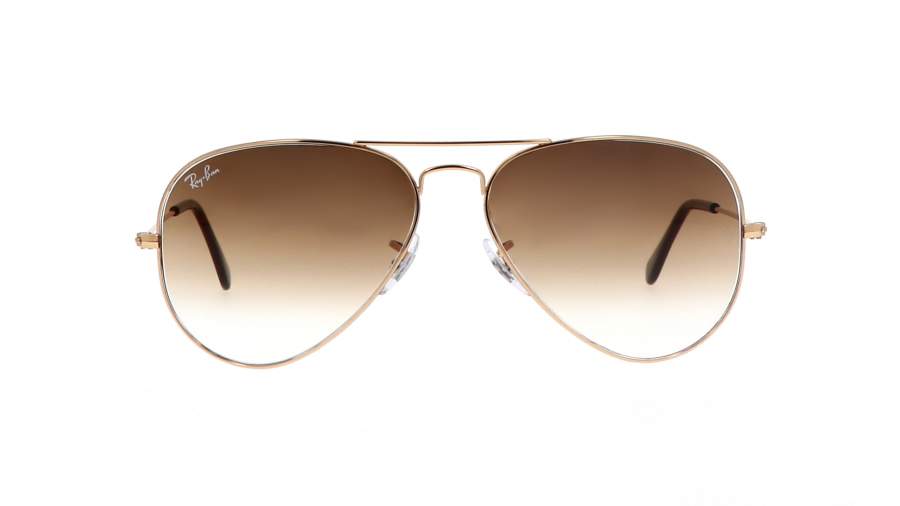 Sunglasses Ray-Ban Aviator Large Metal Gold RB3025 001/51 58-14 Medium Gradient in stock