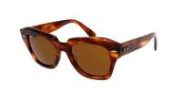 Ray-Ban State street Striped Havana Écaille RB2186 954/33 52-20 Large