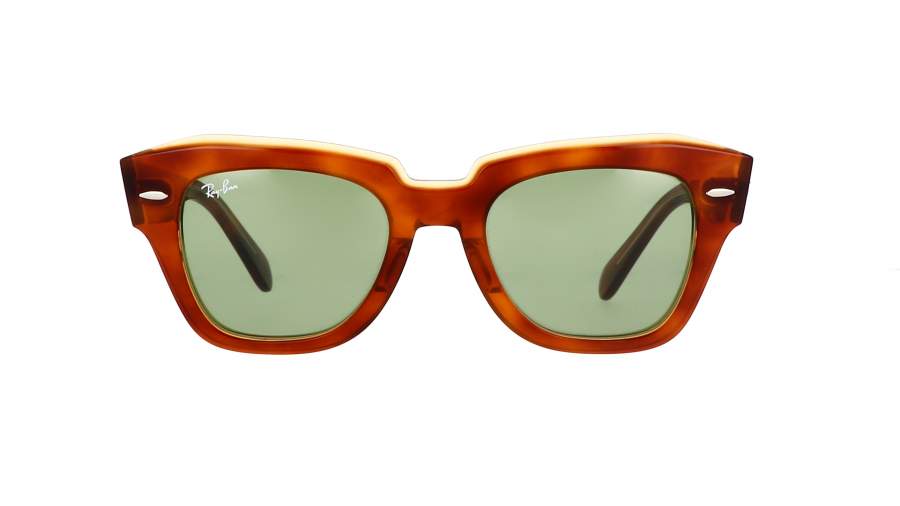 Sunglasses Ray-Ban State street Havane Tortoise RB2186 1293/4E 49-20 Medium Gradient in stock