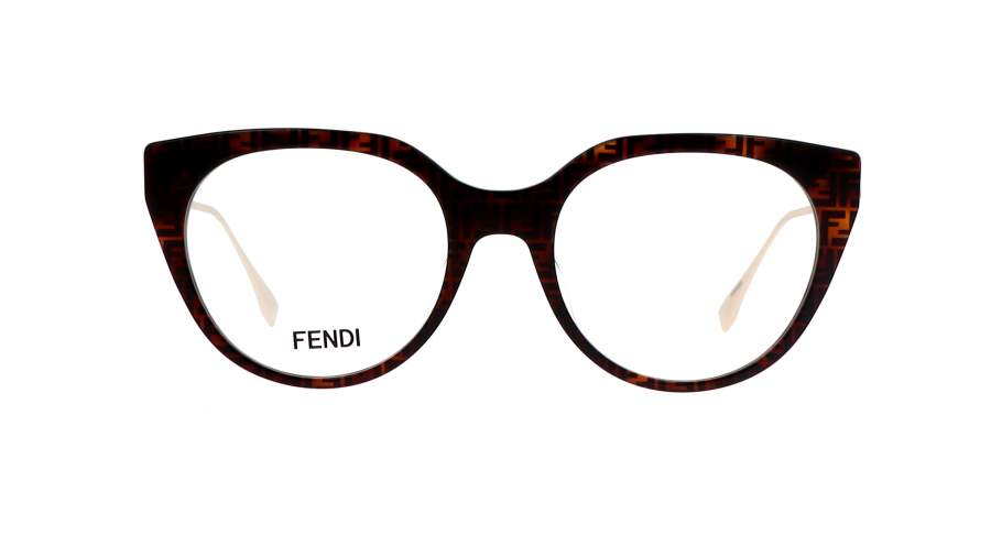 Brille FENDI FE50010I 055 53-19 Braun auf Lager