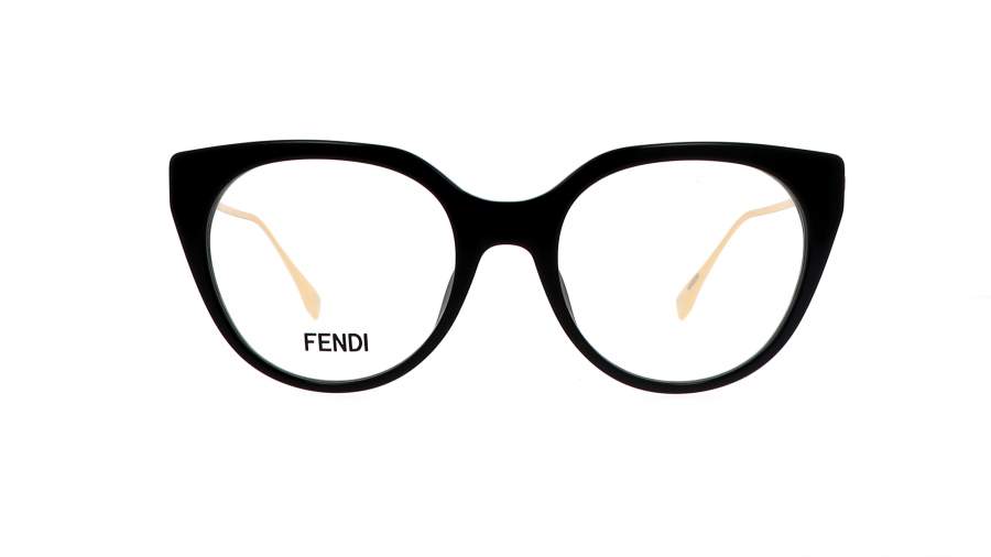 Brille FENDI FE50010I 001 53-19 Schwarz auf Lager