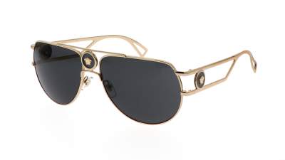 Solbriller Versace Aviateur medusa VE2225 1002/87 60-15 Guld