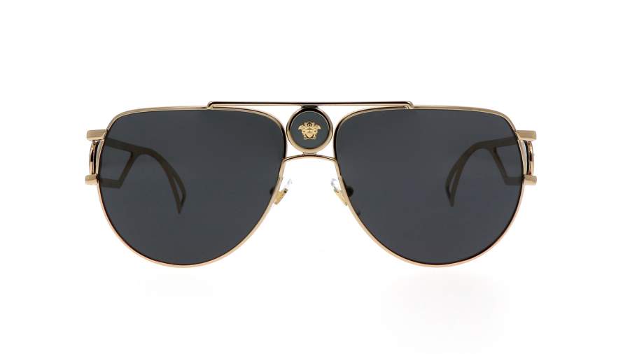 Sunglasses Versace VE2225 1002/87 60-15 Gold Medium in stock