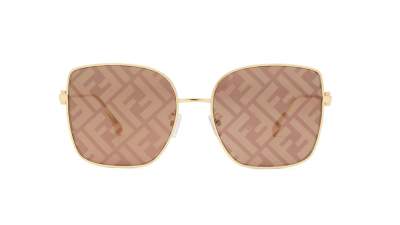 Baguette Oversized Sunglasses in Black - Fendi