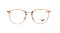 Ray-Ban RX7140 RB7140 8124 49-20 Transparent light brown Brown Small