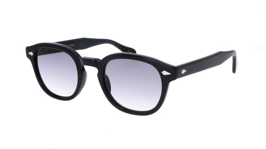 Sunglasses Moscot Lemtosh Black American Grey fade 49-24 Large