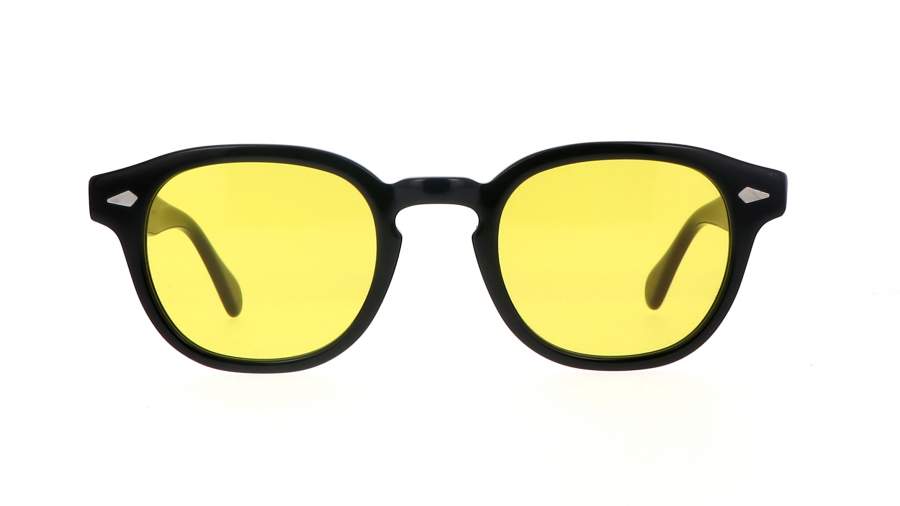Sonnenbrille Moscot Lemtosh Black mellow yellow 49-24 Large auf Lager