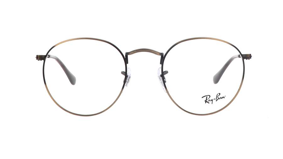 Eyeglasses Ray-Ban Round metal Antique Gold Optics Gold RX3447 RB3447V 3117 50-21 Medium in stock