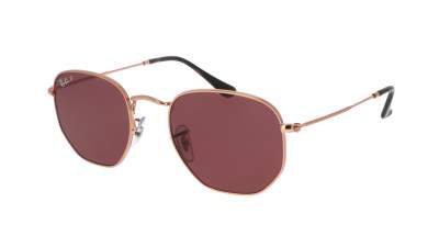 Ray-Ban Hexagonal RB3548N 9202/AF 51-21 Rose Gold
