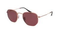 Ray-Ban Hexagonal RB3548N 9202/AF 51-21 Rose Gold
