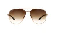 Sunglasses Ray-Ban RB3683 001/51 56-15 Arista Gold Medium Gradient