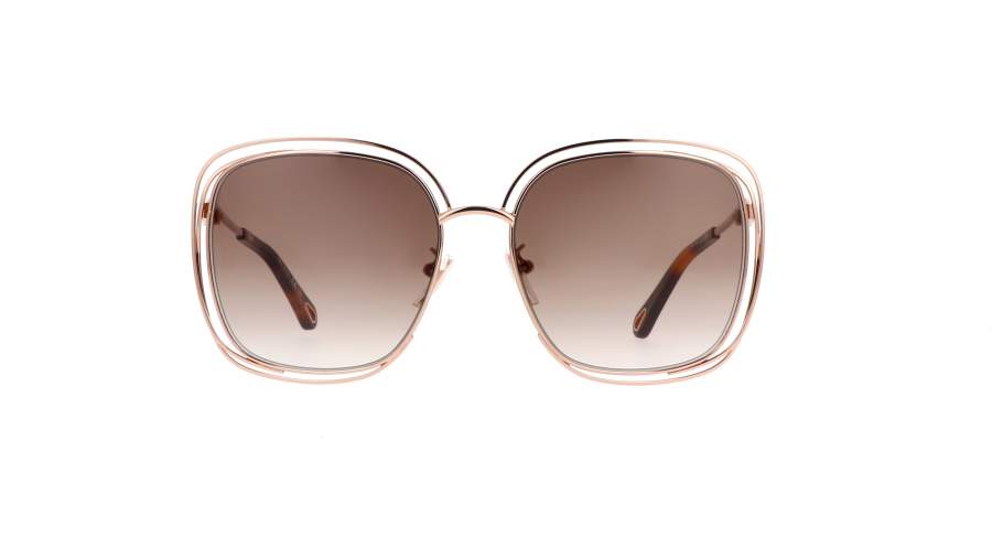 Sunglasses Chloé CH0077SK 002 58-16 Rose Gold Medium Gradient in stock