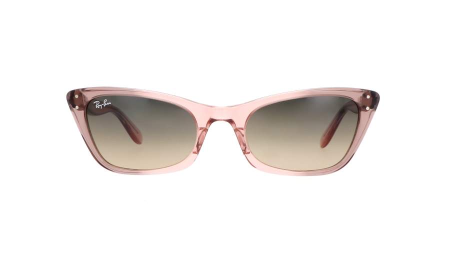 Sonnenbrille Ray-Ban Lady Burbank Transparent Pink Transparent RB2299 1344/BG 52-20 Mittel Gradient Gläser auf Lager