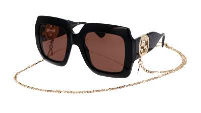 Sonnenbrille Gucci GG1022S 005 54-23 Schwarz Gradient Gläser auf Lager