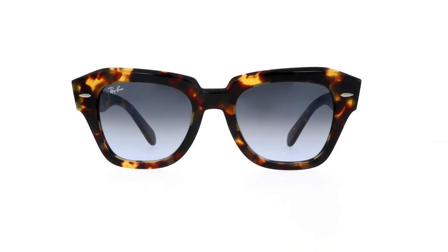 Sunglasses Ray-Ban State street Yellow Havana Tortoise Crystal RB2186 133286 52-20 Large Gradient in stock