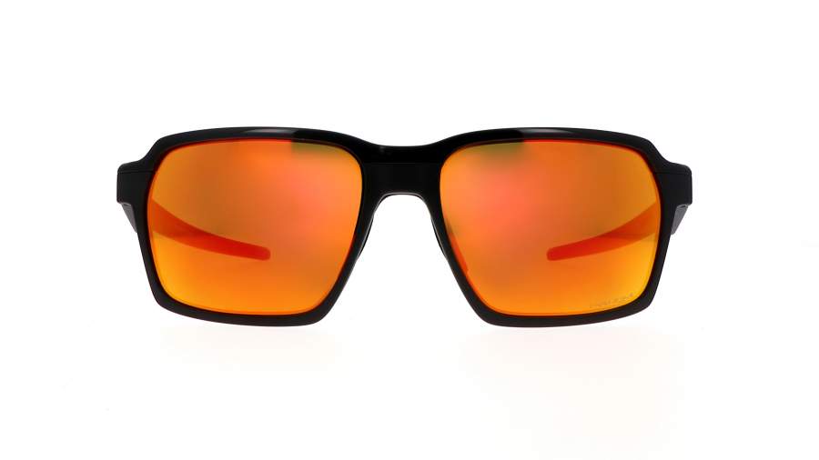 Oakley Parlay Black Prizm Ruby OO4143 03 58-14 Large Mirror in stock