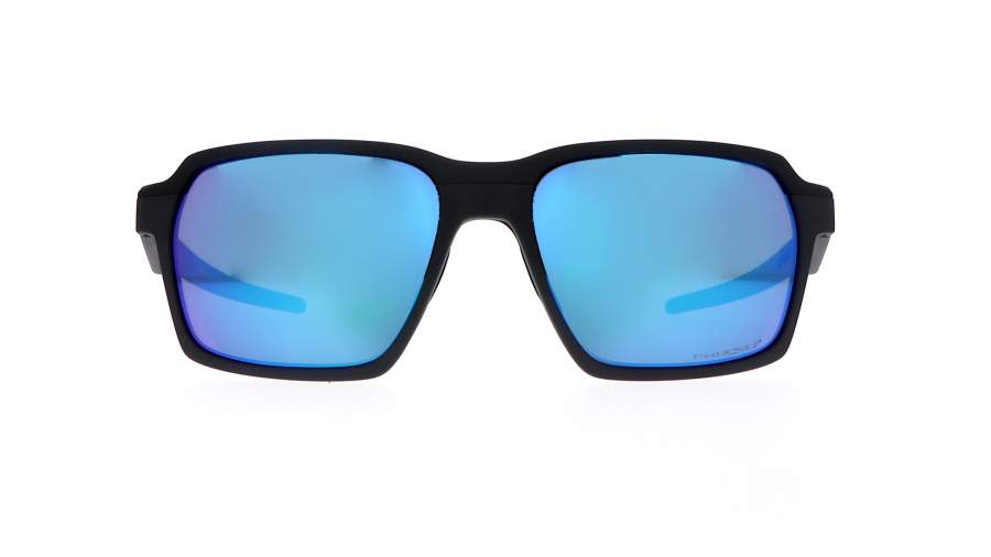 Sunglasses Oakley Parlay Steel Black Matte Prizm Sapphire OO4143 05 58-14 Large Polarized Mirror in stock