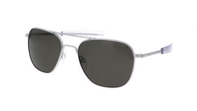 Randolph Aviator Matte Chrome Military special edition Grey Matte Skytec American Grey AF281 58-20 Large Polarized