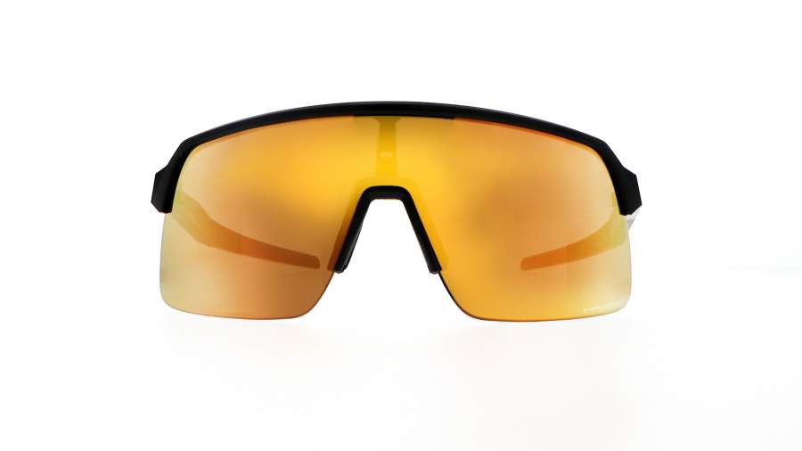 Sonnenbrille Oakley Sutro Lite Schwarz Matt Prizm 24K OO9463 13 Breit Verspiegelte Gläser auf Lager