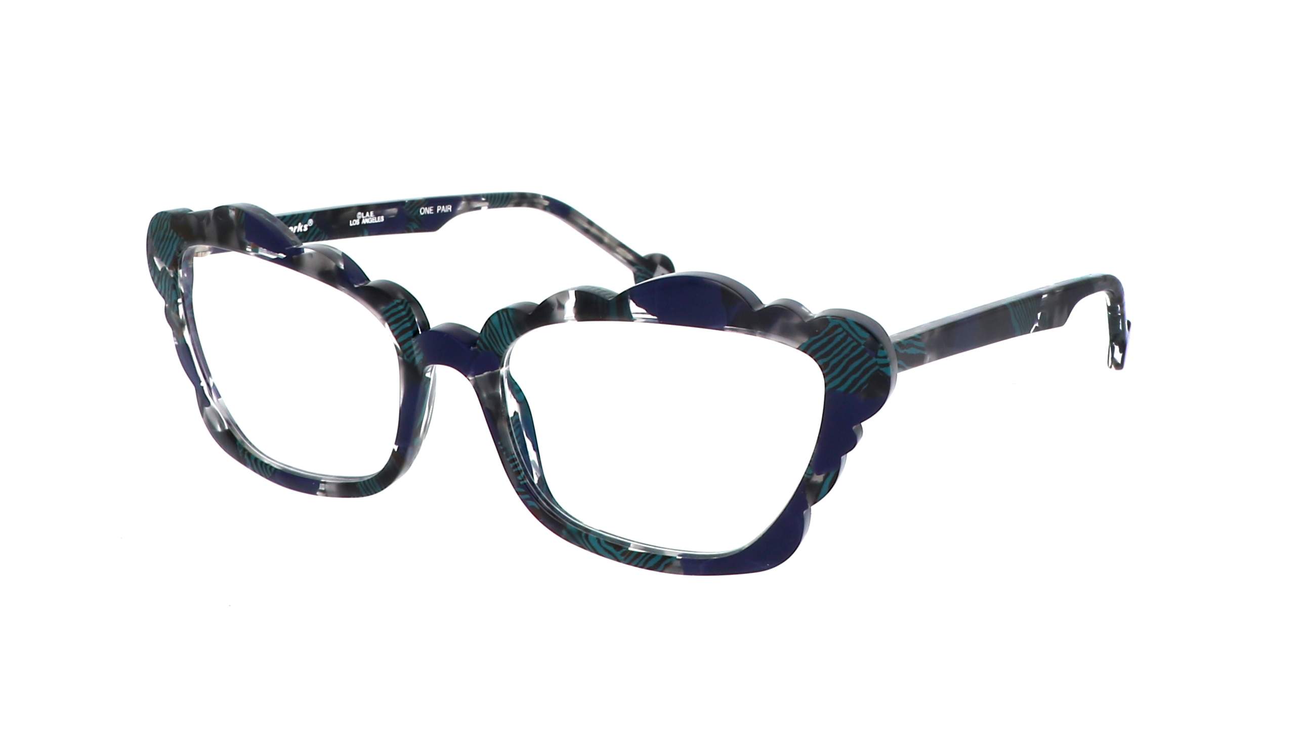 Custanity Eyeglasses l.a.eyeworks Castanet 212 55-19 Blue in stock | Visiofactory