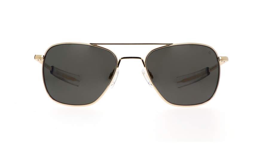 Sunglasses Randolph Aviator 23K Gold Military special edition Gold AF285 55-20 Medium Polarized in stock
