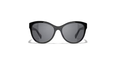 Sunglasses Chanel CH5458 C622T8 55-17 Black Medium in stock