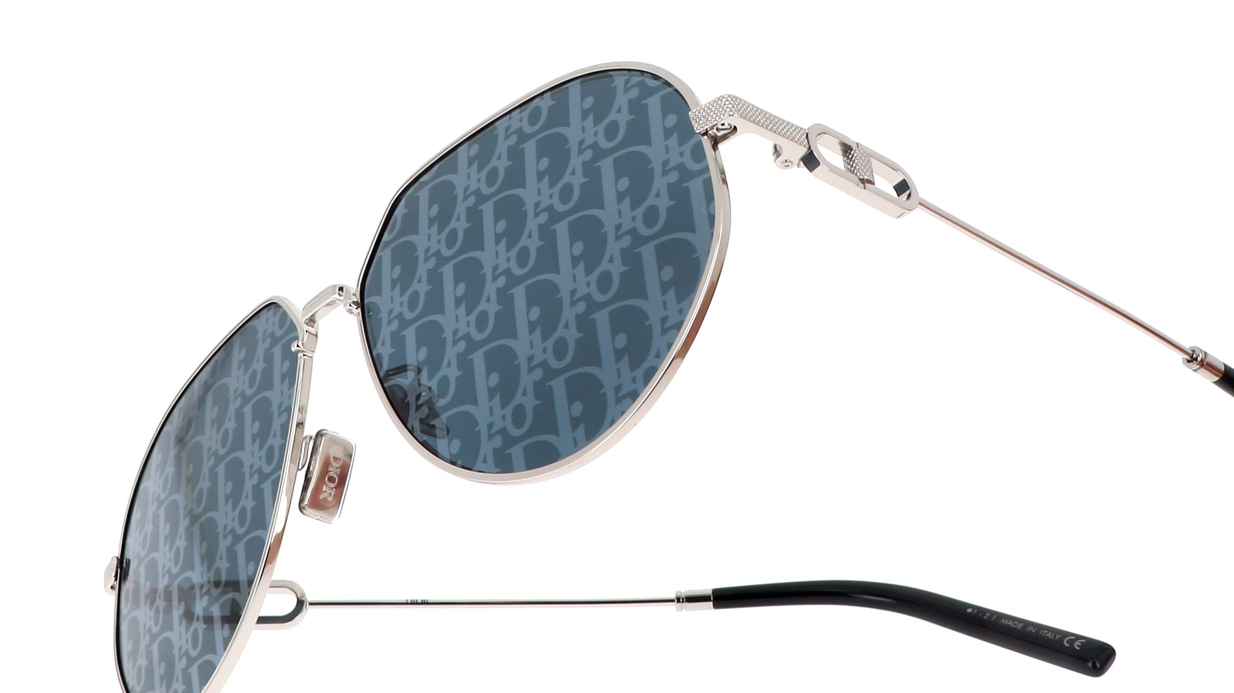 Dior CD LINK A1U F0B8 61-13 Silver Large in stock | Visiofactory