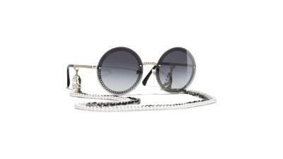 Sonnenbrille Chanel Triple Chaîne Golden CH4245 C125/S6 58-18 Medium Gradient auf Lager