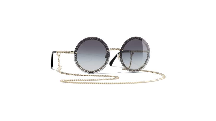 Sunglasses Chanel Chaîne Gold CH4245 C395/S6 58-19 Medium Gradient in stock