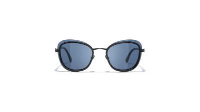 Sunglasses Chanel Tweed Black Matte CH4264 C101/55 56-17 Medium in stock