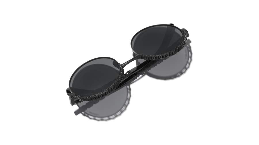 Chanel CH5504 c 622/M3 Black Frame / Gray Polarized Gradient Lens