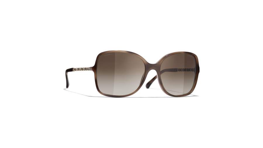 Sunglasses Chanel Chaîne Tortoise CH5210Q 1661/S5 57-17 Medium Gradient in stock