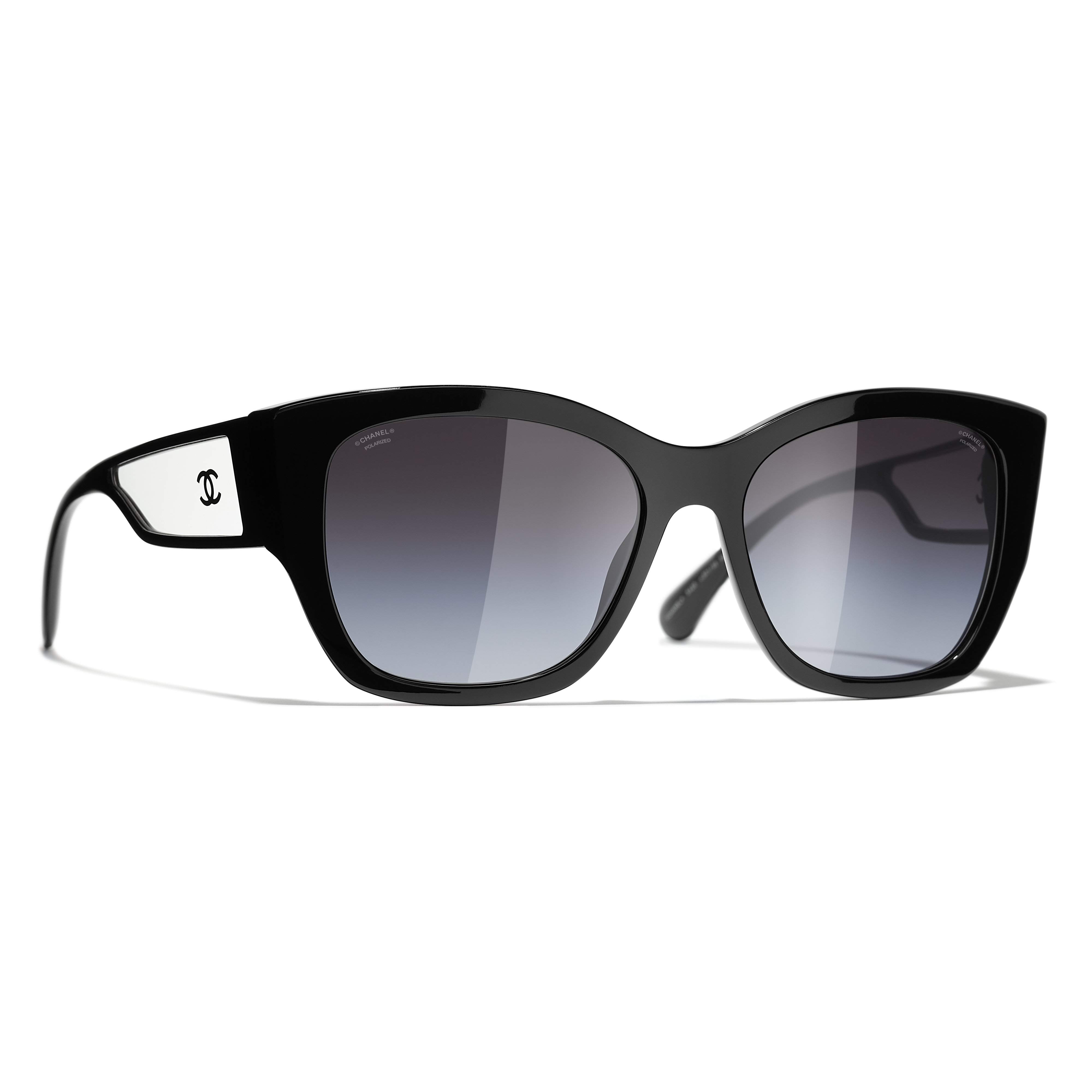 Sunglasses Chanel CH5429 C501/S8 55-17 Black Polarized Gradient in stock |  Price 229,17 € | Visiofactory