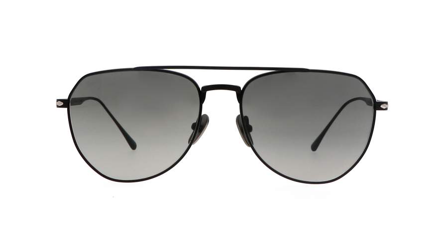 Sonnenbrille Persol Titane collection Schwarz Matt PO5003ST 800471 54-16 Mittel Gradient Gläser auf Lager