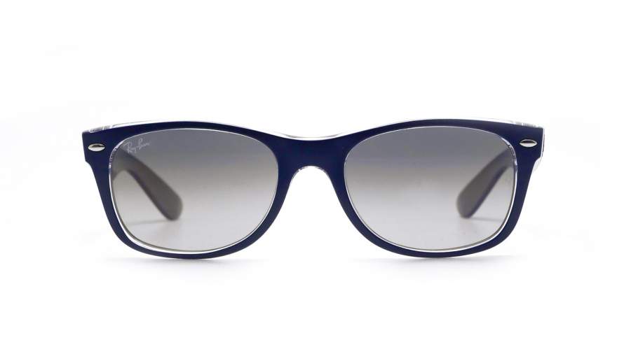 Sunglasses Ray-Ban New Wayfarer Blue RB2132 6053/71 52-18 Small Gradient in stock