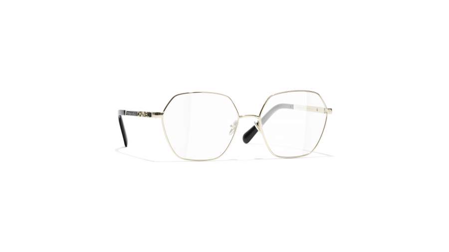 Eyeglasses Chanel Starlights Gold CH2204 C134 53-16 Large in stock
