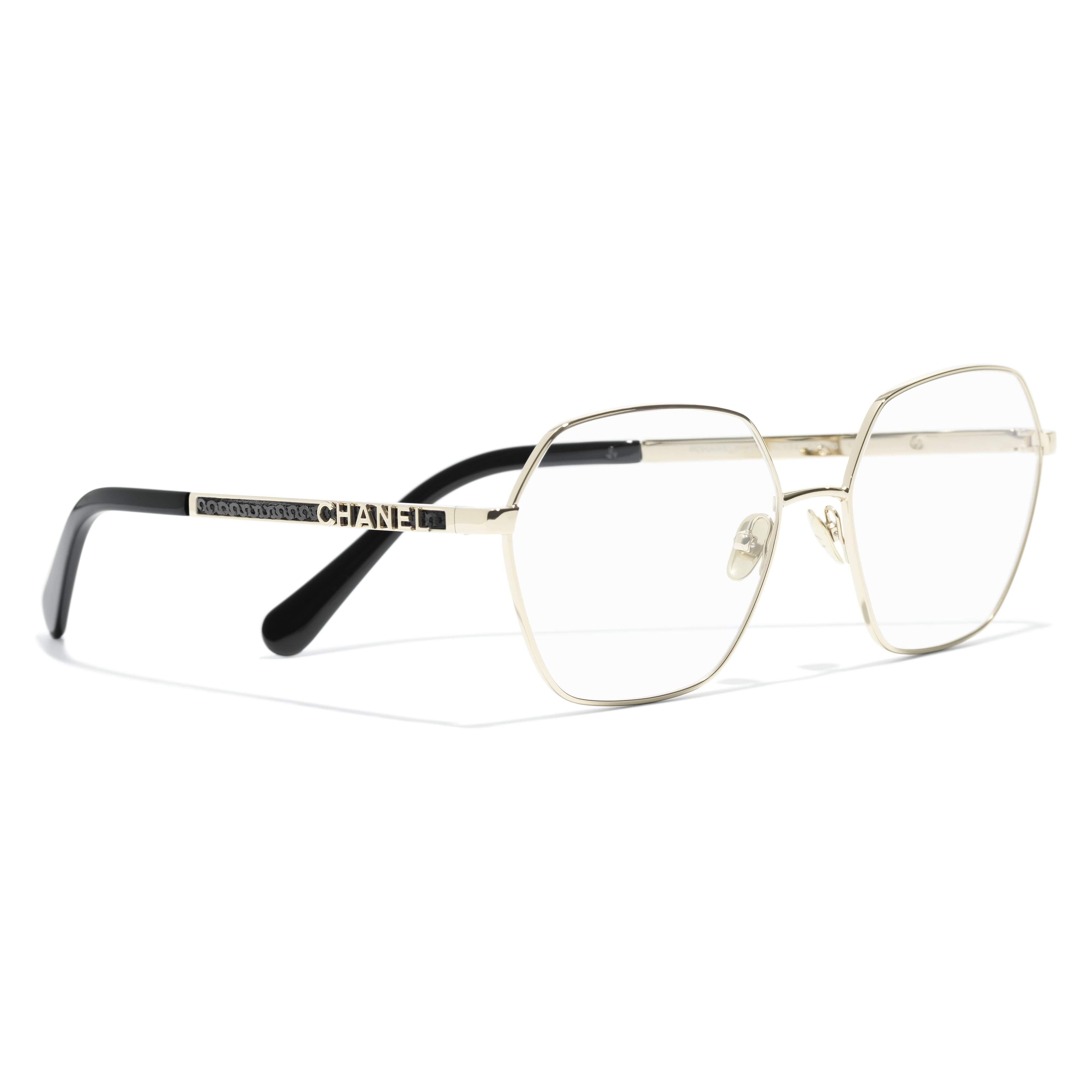 CHANEL Gold Metal Eyeglass Frames for sale