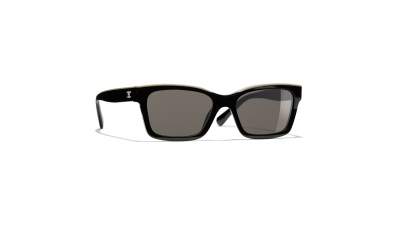 Sonnenbrille Chanel CH5417 C534/3 Schwarz Mittel auf Lager