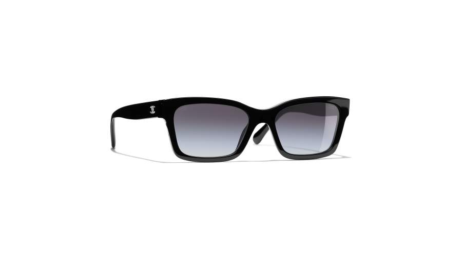 Sonnenbrille Chanel CH5417 C501/S8 54-17 Schwarz Mittel Polarisierte Gläser Gradient Gläser auf Lager